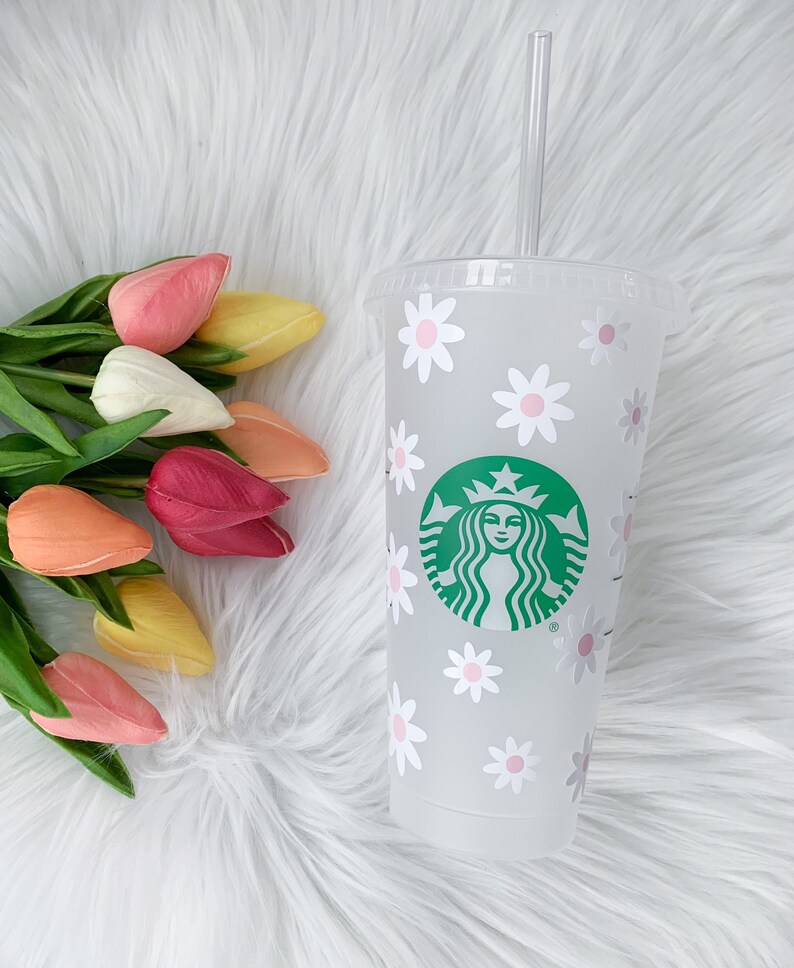 Download Clip Art Full Wrap Digital Download Spring Starbucks Cup Full Wrap Starbucks Cold Cup Full Wrap Svg Cricut Cut File Flower Cup Svg Svg File Art Collectibles