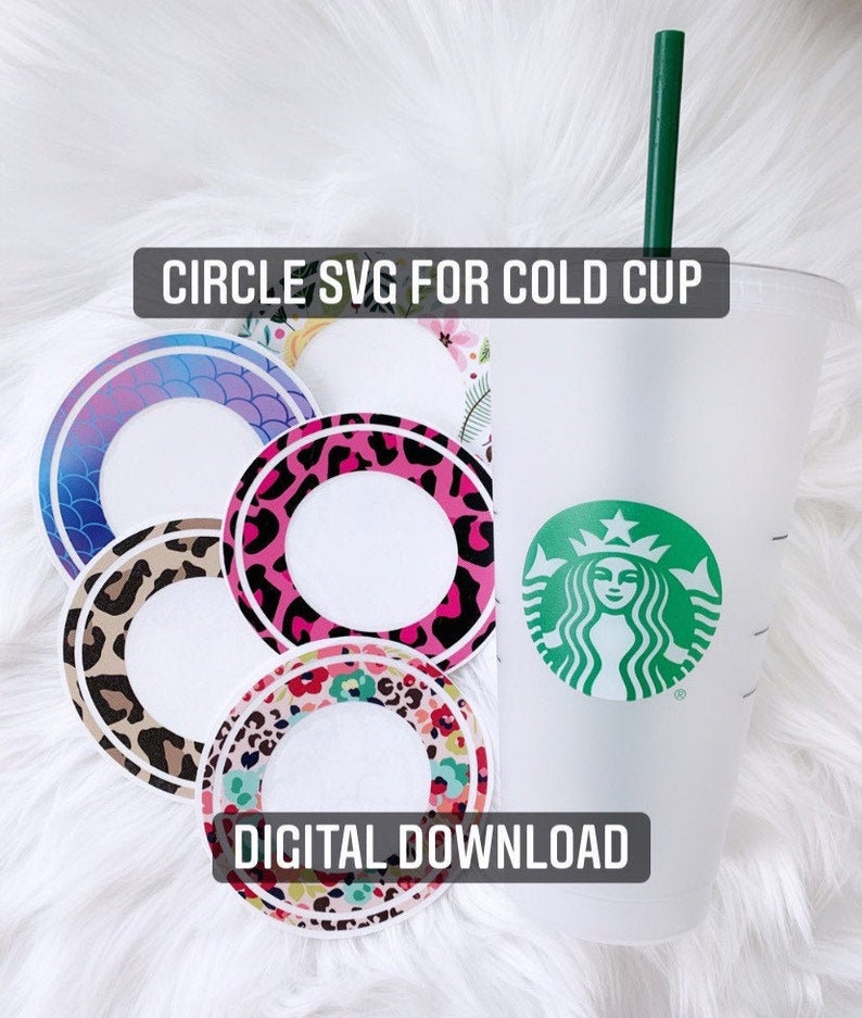 Download Starbucks cold cup SVG . Round Starbucks cut file ...