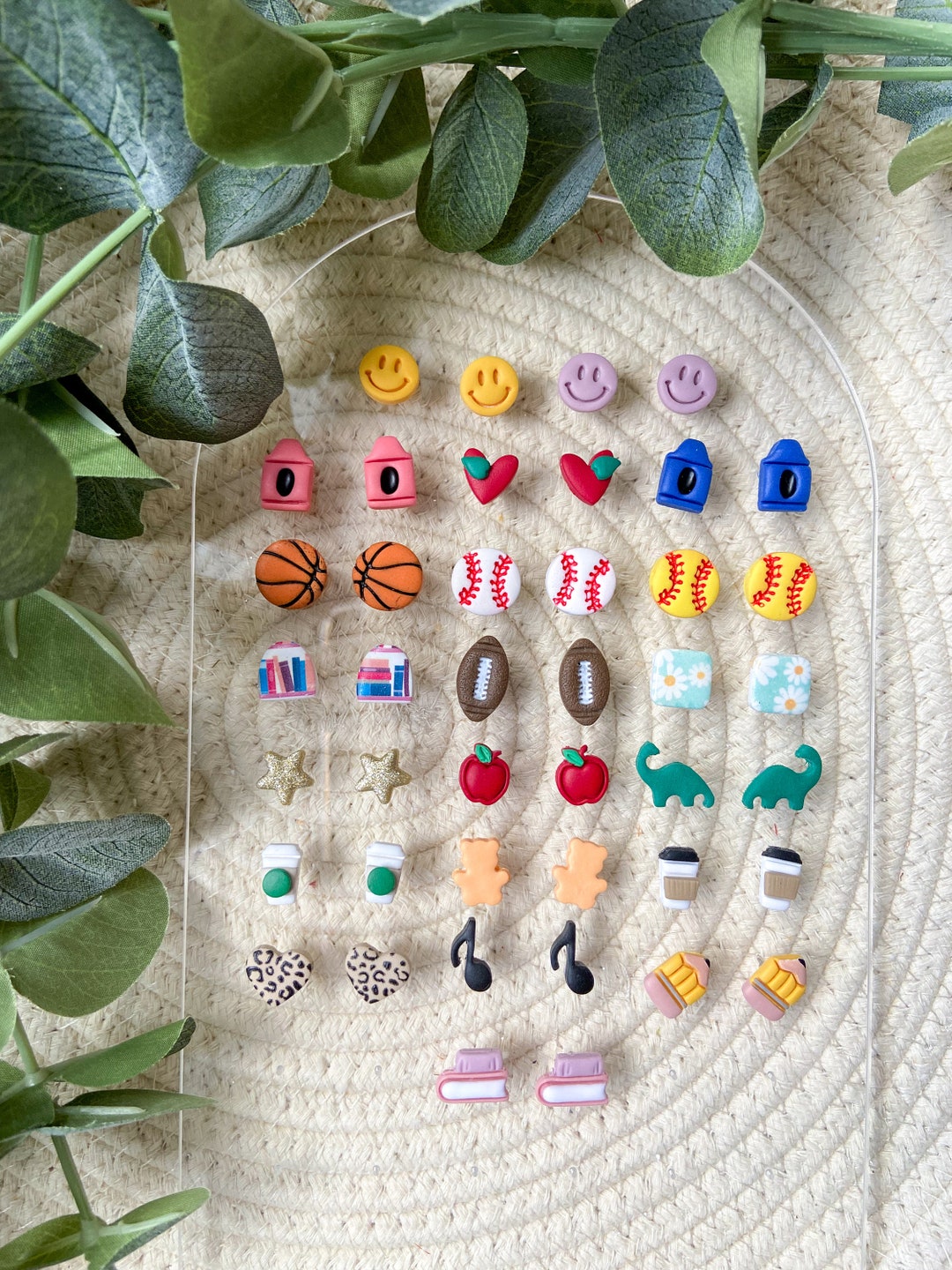 Teacher Earrings Set - Crayon Pencil Marker Dangle Earrings For Teacher Appreciation Gifts