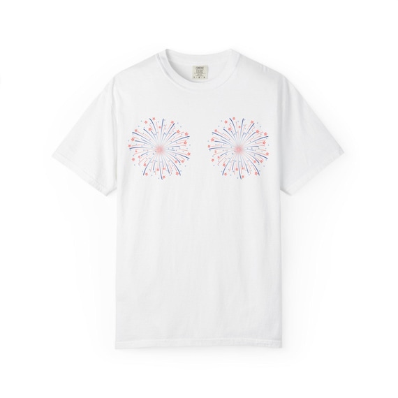 Vibrant Unisex Garment-Dyed T-Shirt: Artistic Design, 100% US Cotton