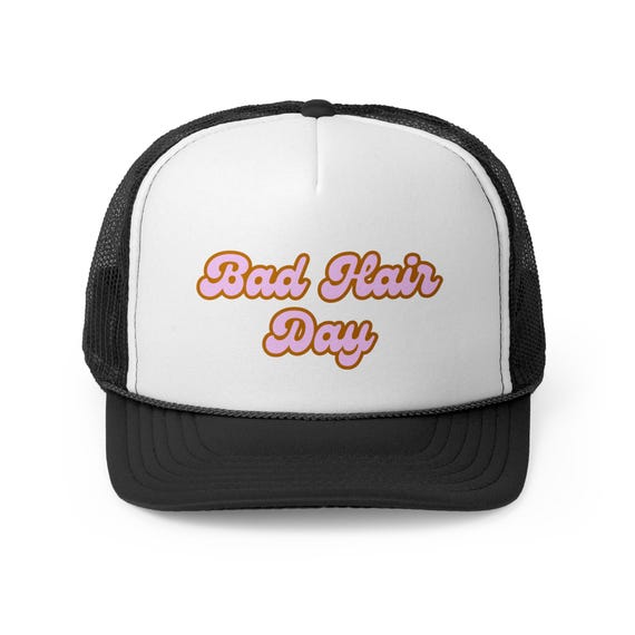 Fun Bad Hair Day Trucker Cap: Stylish Summer Headwear