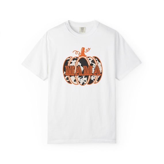 Mama Pumpkin T-Shirt: Garment-Dyed Unisex Fall Tee