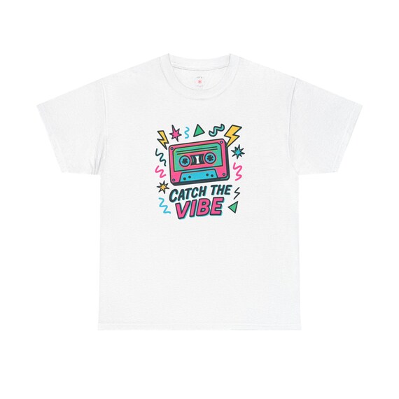 Retro Cassette Tape T-Shirt: 80s Vibe Unisex Tee
