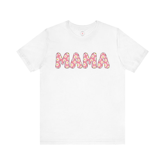 Floral Mama Tee - Perfect Gift for Mother's Day, Moms, Floral T-Shirt, Casual Wear, Spring Fashion