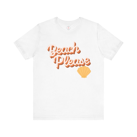 Beach Please Unisex Jersey Tee, Summer Shirt, Vacation Wear, Beach Lover Gift, Casual Fashion