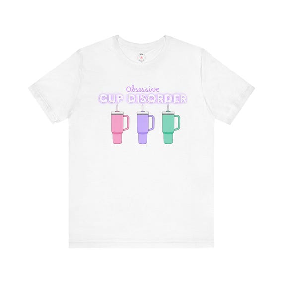 Obsessive Cup Disorder Tee: Funny Coffee Lover T-Shirt