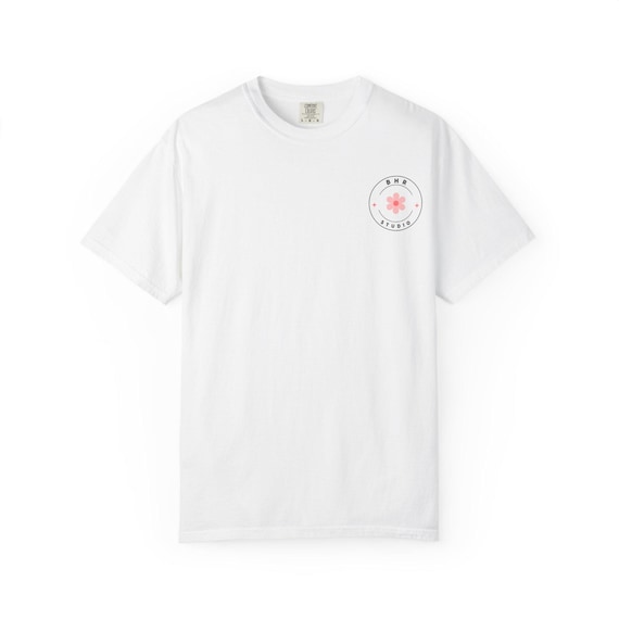 Unisex Floral Graphic Tee: Soft Cotton Garment-Dyed T-Shirt