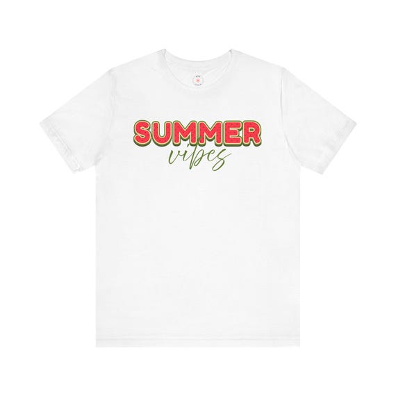 Summer Vibes Unisex Cotton Tee: Beach, Festival, Picnic Shirt