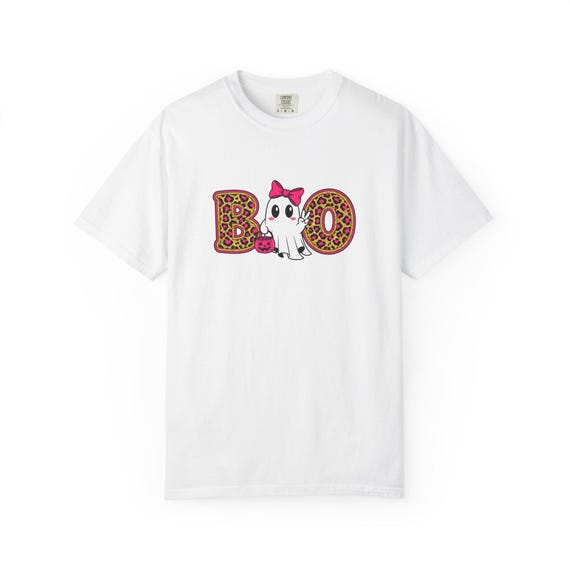 Cute Ghost Boo T-Shirt, Halloween Shirt, Unisex Graphic Tee, Spooky Season Apparel, Fun Casual Wear, Gift for Halloween Lovers