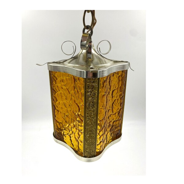 Stained Glass Pendant Light Etsy