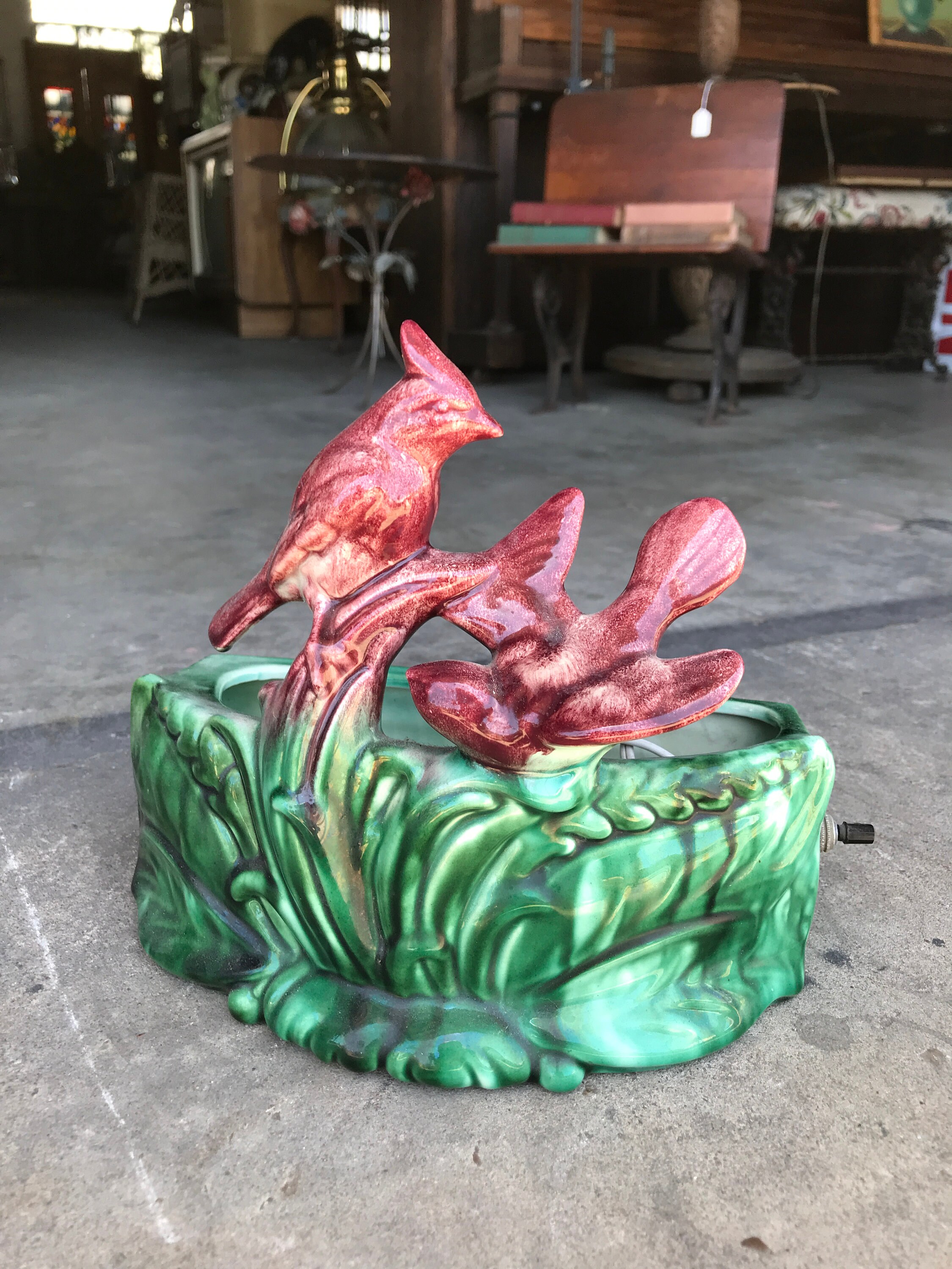 Cardinals TV Lamp. Mid Century Lamp. TV Lamp. Mid Century Etsy