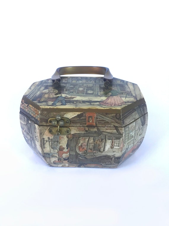 Bucket Box Purse. 1970s Purse. Fashion Purse Kit.