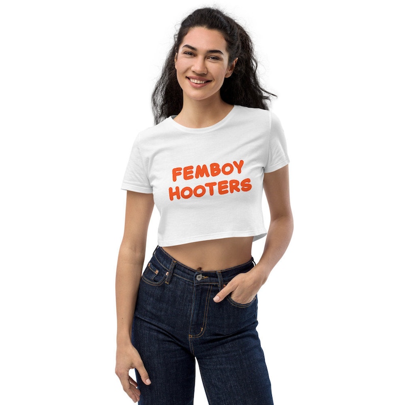 FEMBOY HOOTERS Crop Top | Meme Cropped Top 