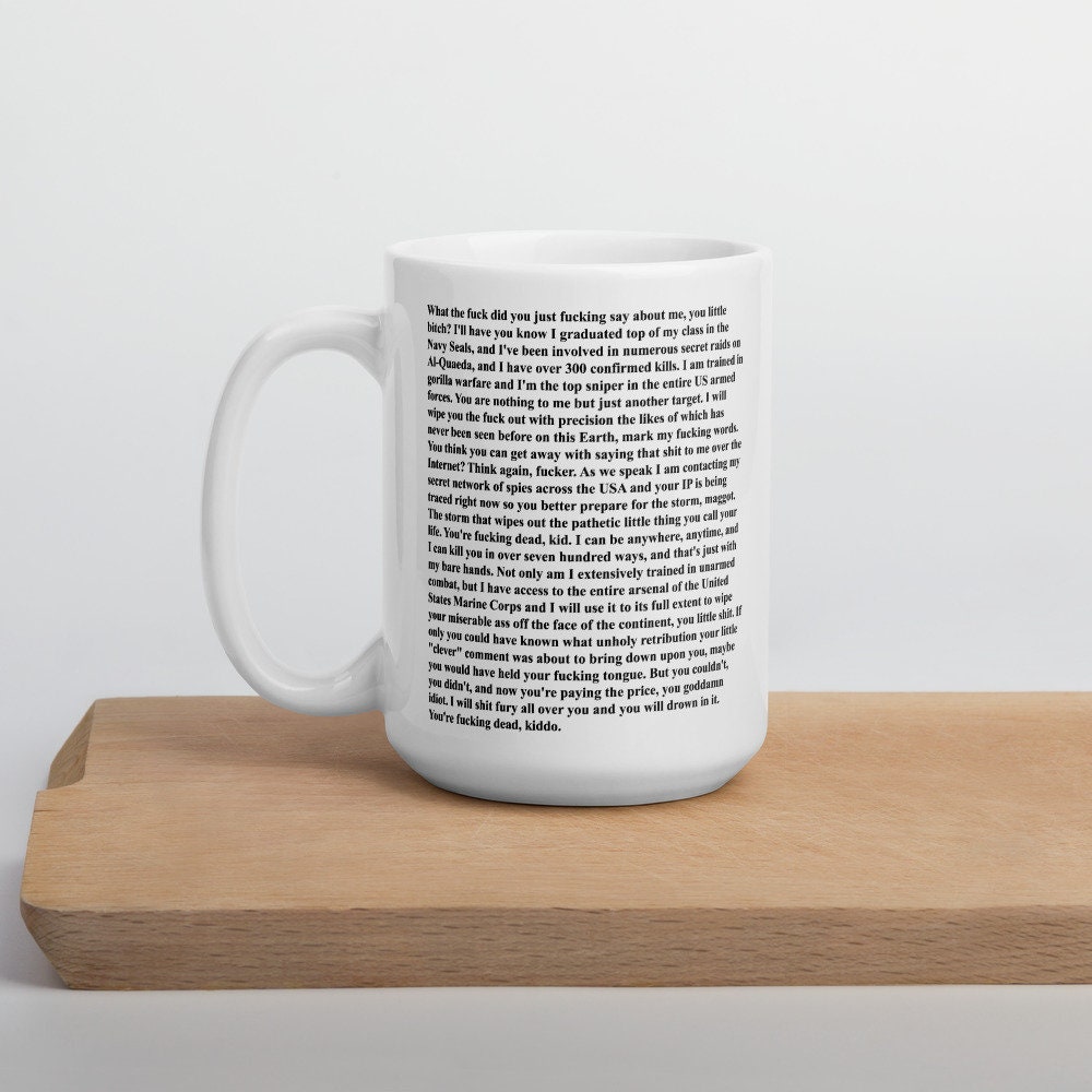 Navy SEAL Copypasta Mug – The Fratty Guard