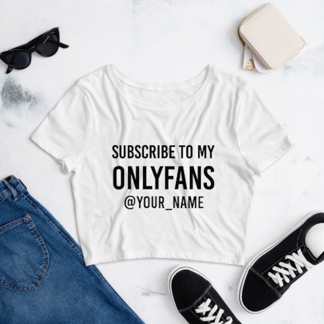 Abonnez-vous à mon OnlyFans Crop Tee Gratuit DE publicité Crop
