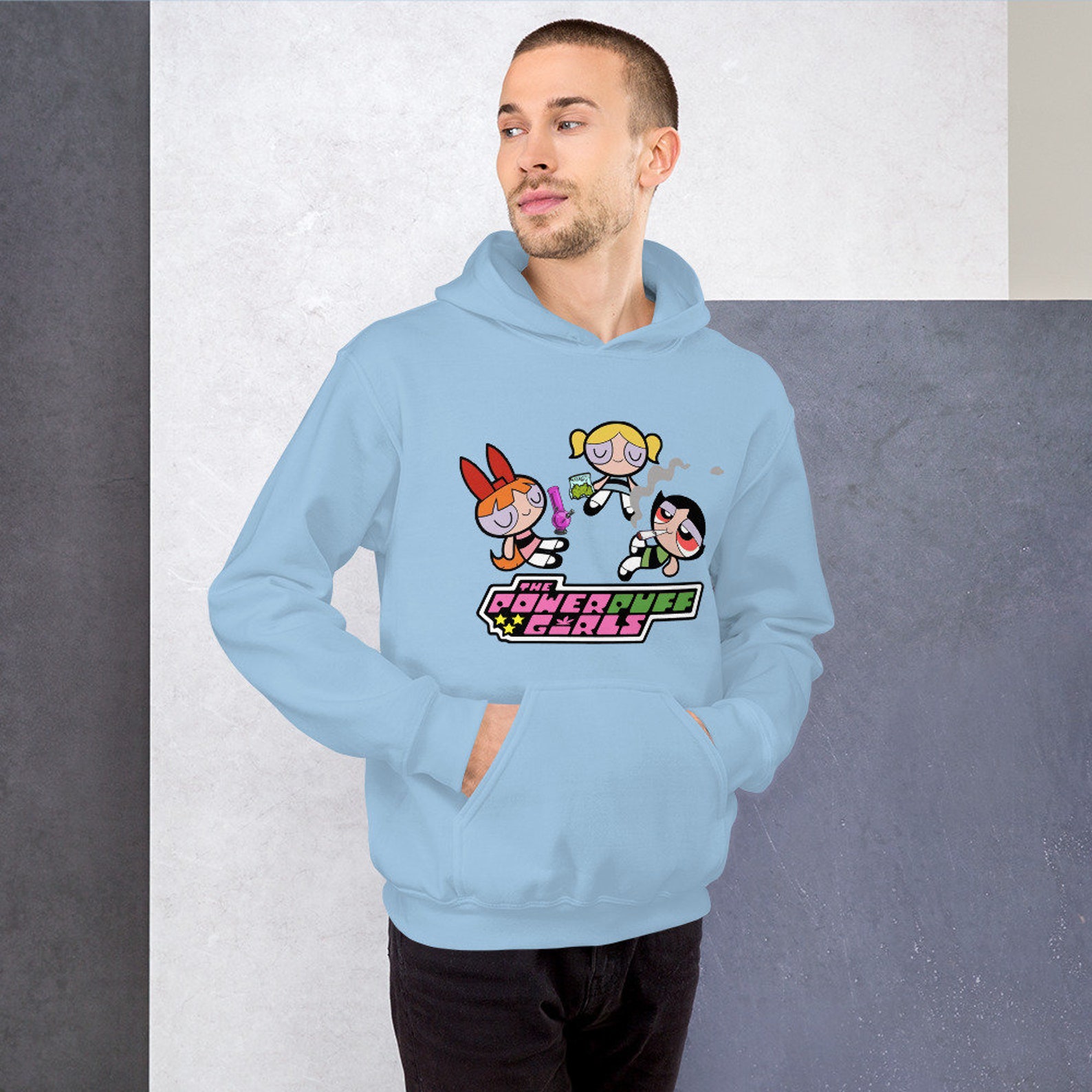 Power PUFF Girls Hoodie Etsy