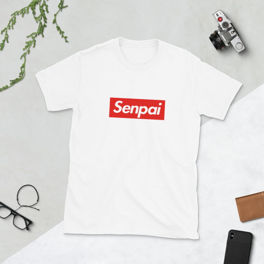 Buy Senpai Shirt Short-sleeve Unisex T-shirt Vaporwave Anime Streetwear  Fashion Get Noticed by Your Senpai With This Shirt! Online in India