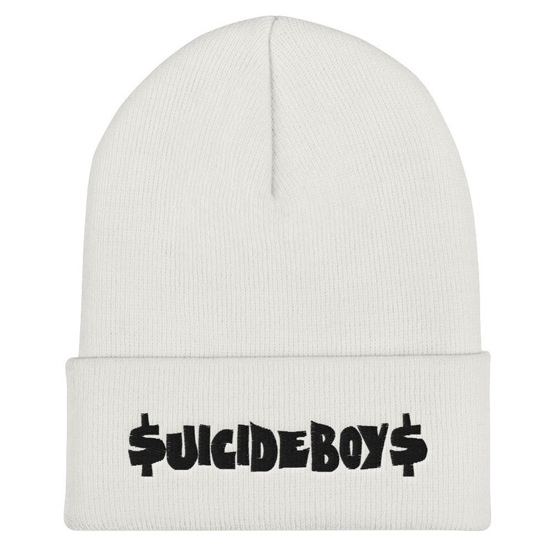 White Suicideboys Cuffed Beanie Warm Winter hat imagen 4