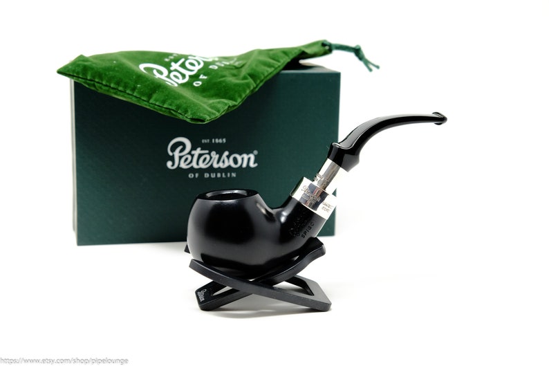 Peterson Pipe Fishtail Spigot Ebony XL02