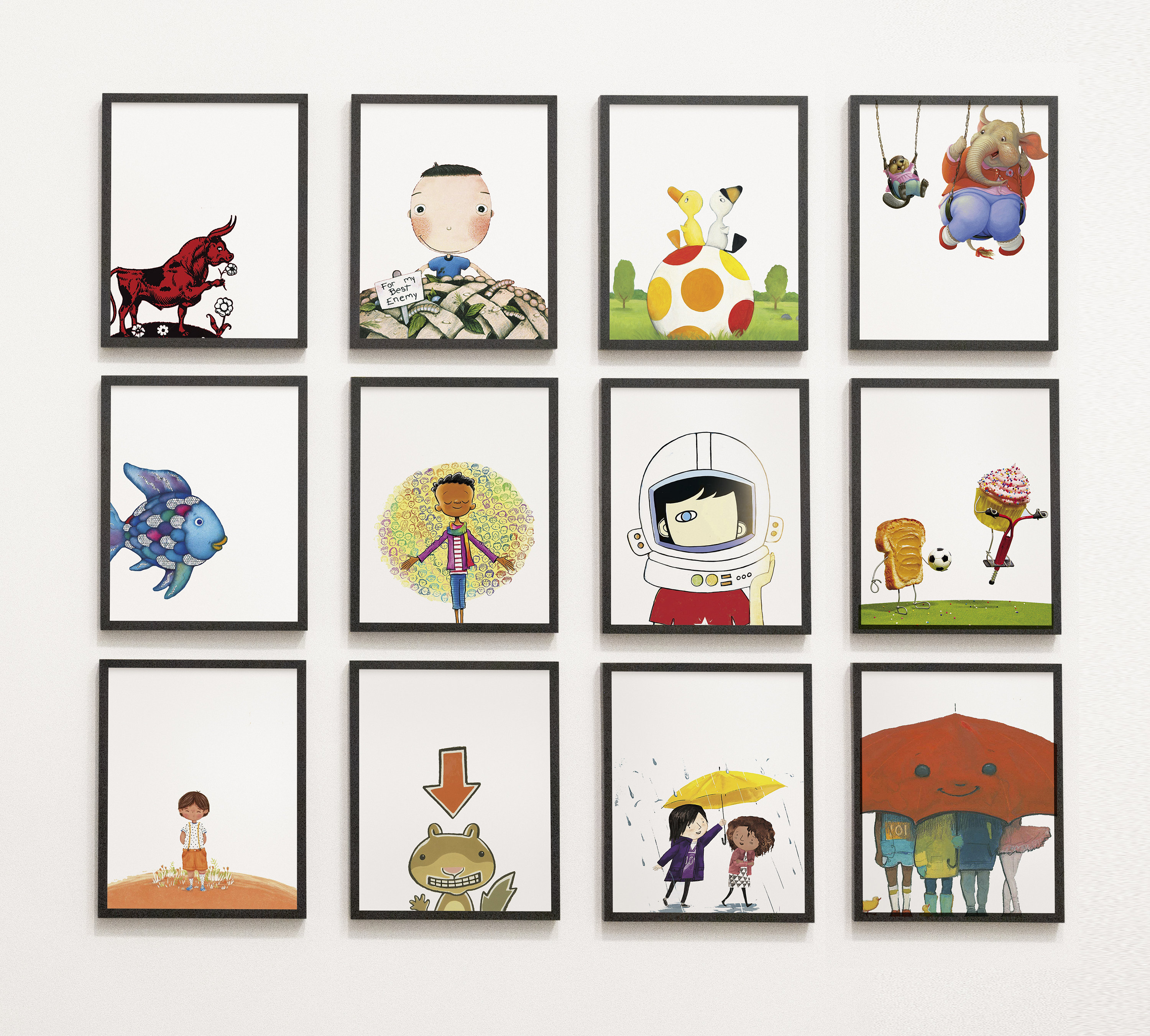 Friendship + Kindness SEL Gallery Wall - Social Emotional Books Eleme…
