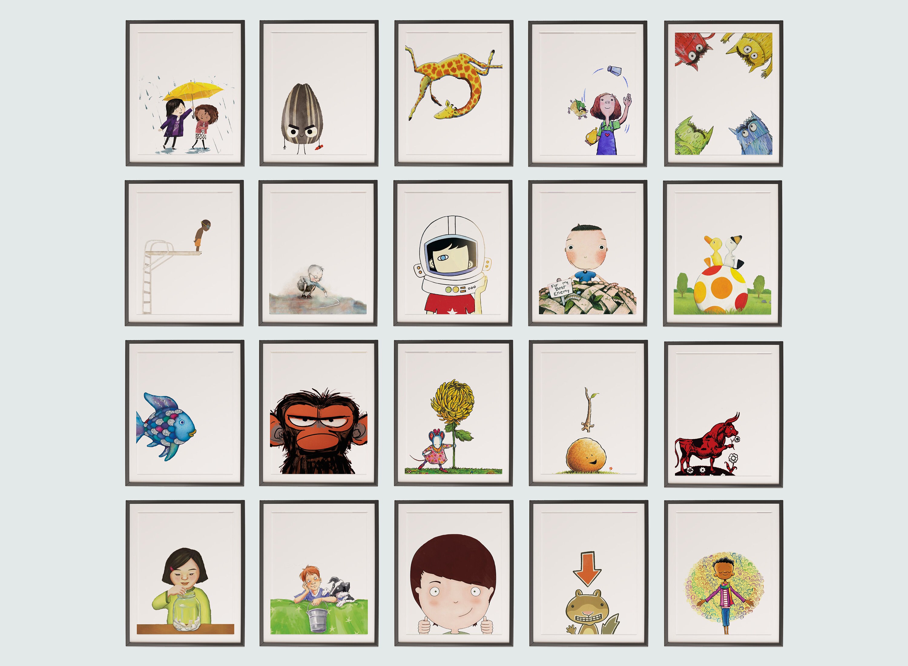 Social Emotional SEL Complete Gallery Wall - Elementary School Counse…