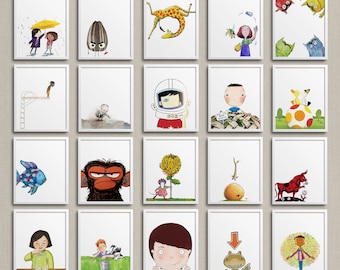Social Emotional SEL Complete Gallery Wall - Elementary School Counselor's Office, Therapist, Psychiatrist, child psychologist, therapy
