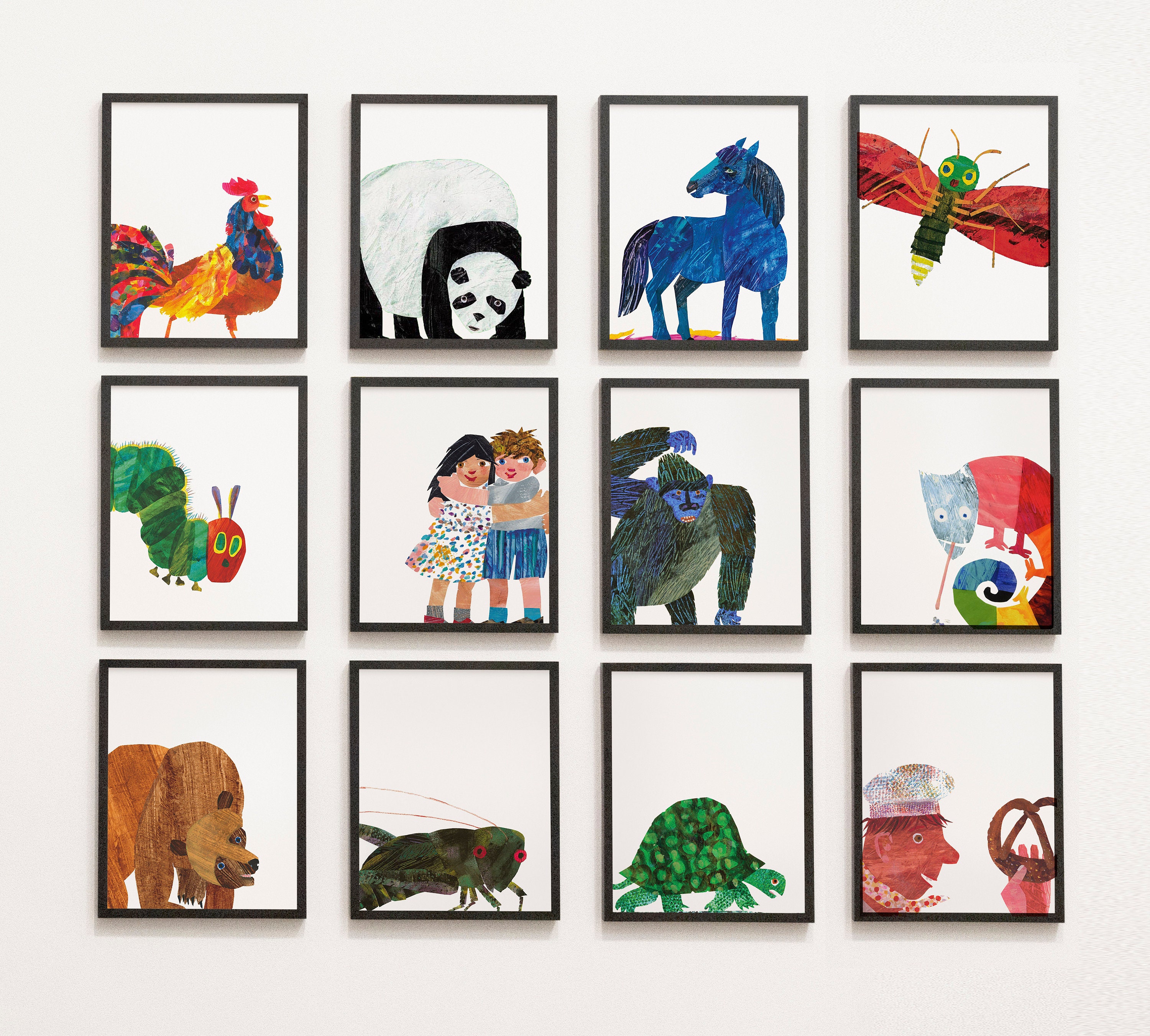 Eric Carle Books Gallery Wall - Classroom Decor,  Preschool, Kinderga…
