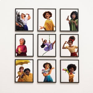 ENCANTO Characters Gallery Wall - Classroom Decor,  Kindergarten, 1st Grade, nursery, kid&#39;s bedroom, spanish class, ESL,