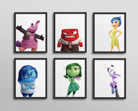 Inside Out Characters Gallery Wall Classroom Decor, Kindergarten