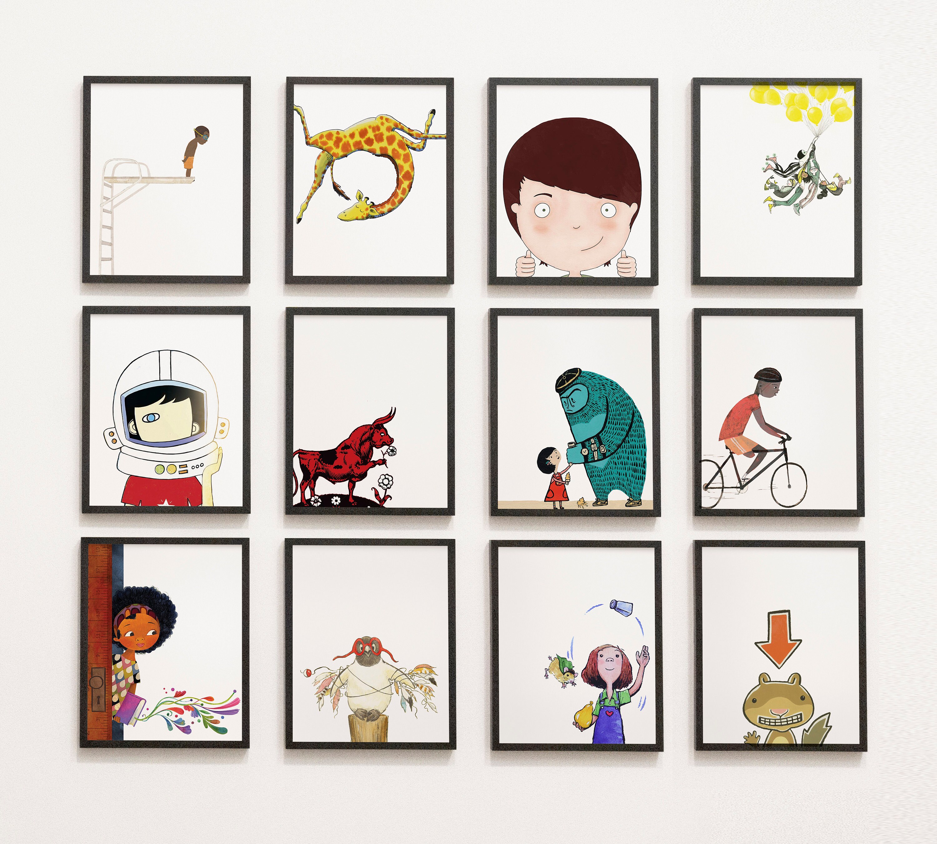 Growth Mindset SEL Gallery Wall, Social Emotional Books Elementary Sc…