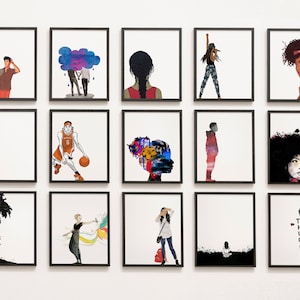 Diverse YA Book Characters Diverse - Gallery Wall, Classroom Decor, Diversity, LGBTQ+ Young Adult Literature High School English Class Decor