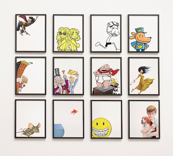4th & 5th Grade Book Characters Gallery Wall Classroom - Etsy