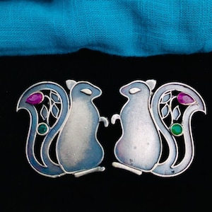 Kaninchen Ohrstecker: Ethno Tribal Ohrringe