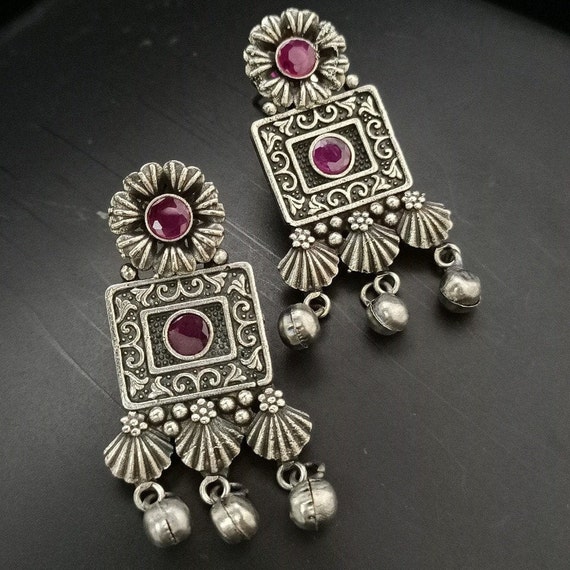 Orecchini Indiani Argento - Ethnos - Foto 2