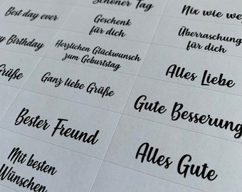 Aufkleber / Sticker für den Alltag