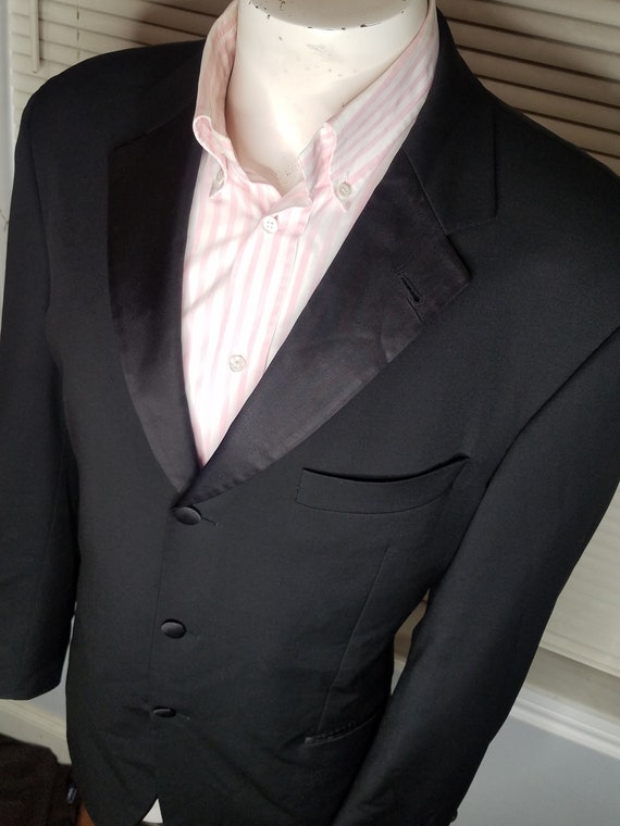 Hugo Boss Saks Fifth Avenue Black Tuxedo Blazer Jacke… - Gem
