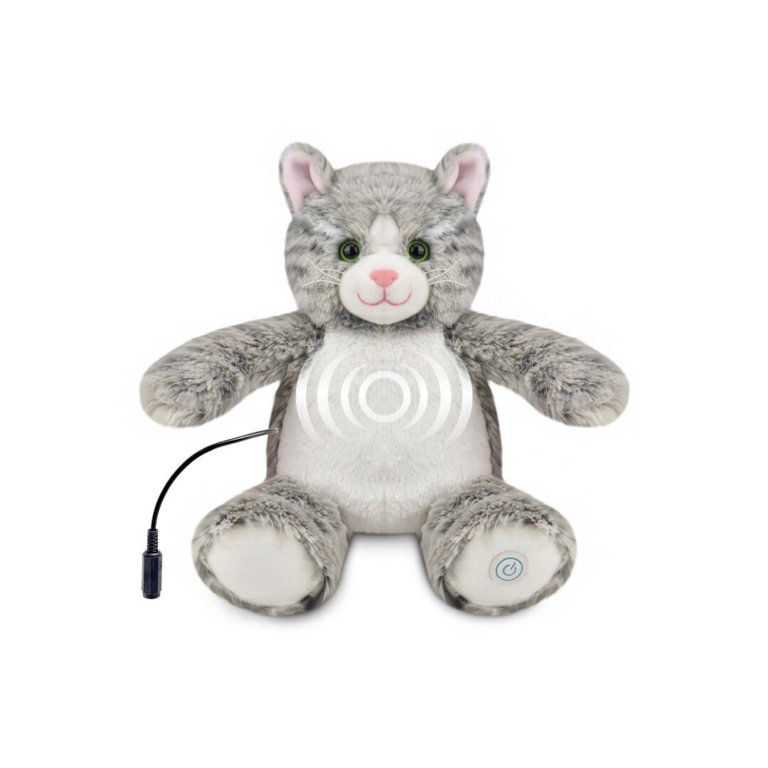 therapy stuffed cat