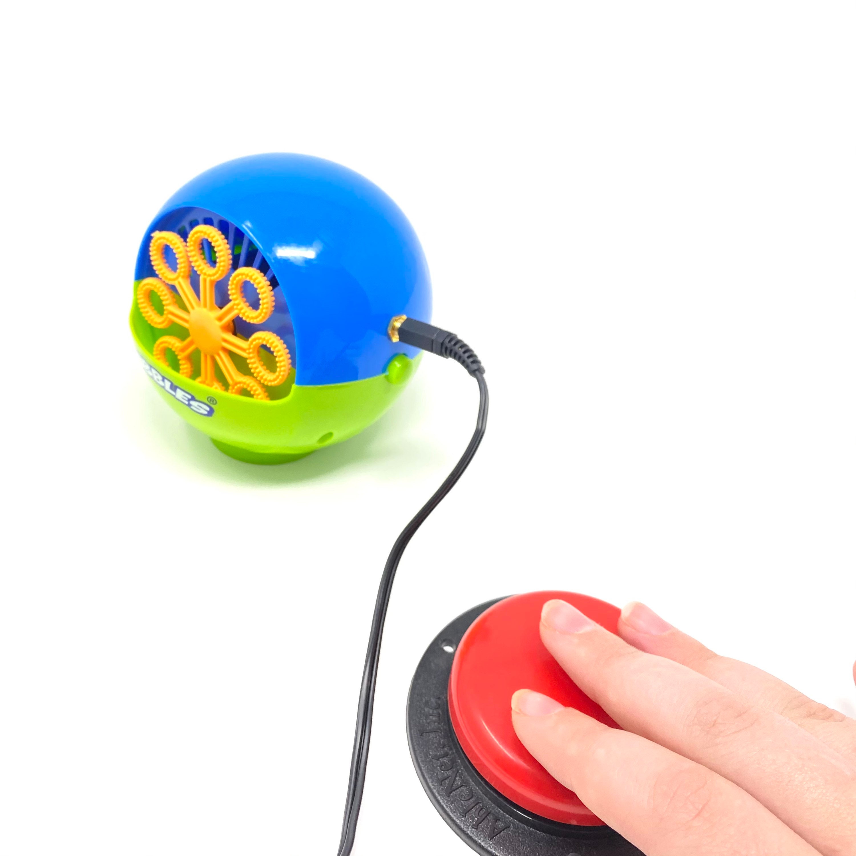 Switch Adapted Sky High Bubble Machine - Assistive Technology Toy For