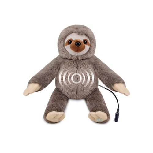 Switch Adapted Vibrating Stuffed Sloth Calming Sensory Toy Etsy