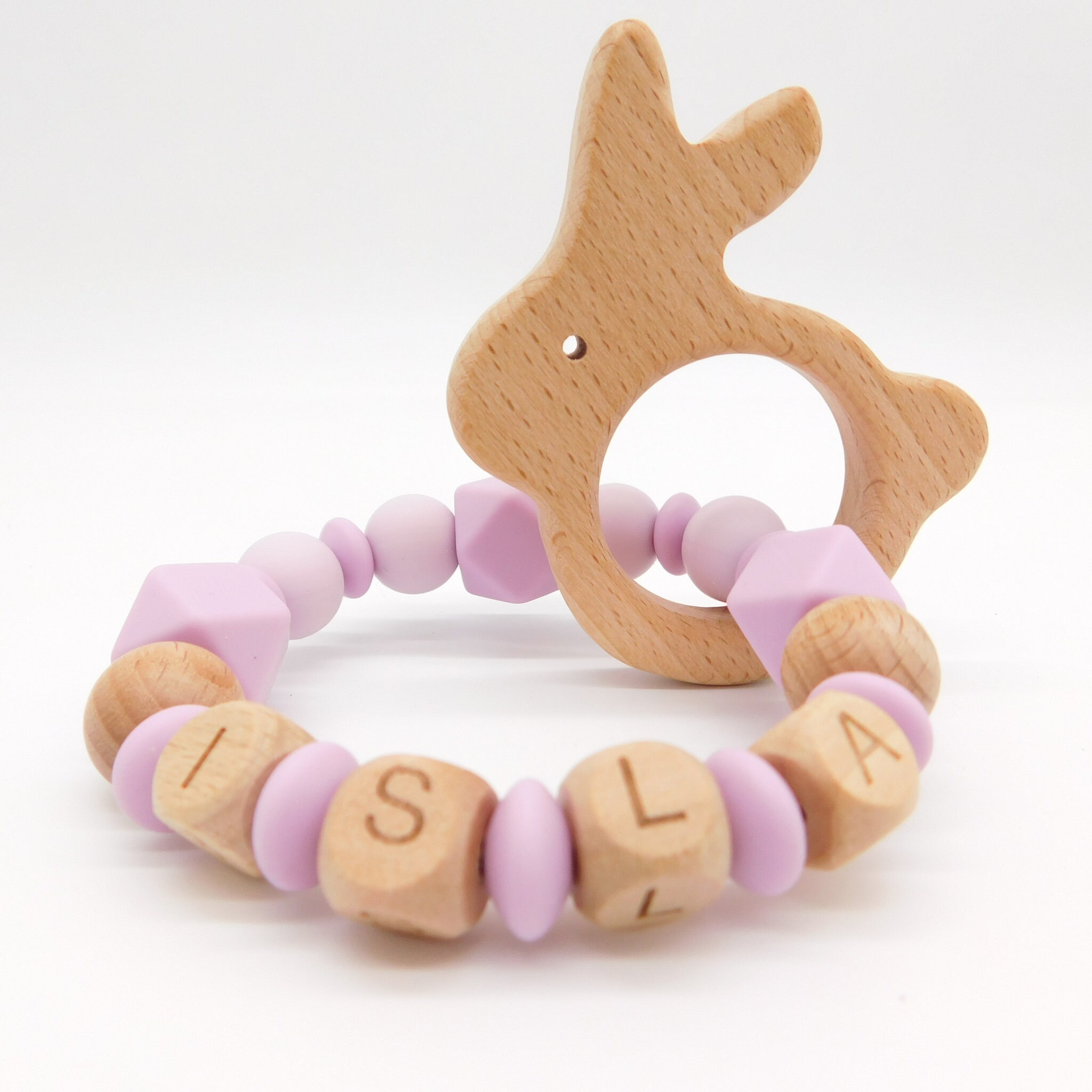 Personalized Baby Rattle Baby Toy Ring Sensory Toy Newborn Etsy