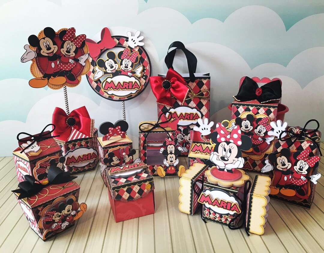 Party Custom Mickey and Minnie - Etsy