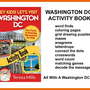 Printable Activities for Kids - Washington DC , Homeschool, Travel Play ...