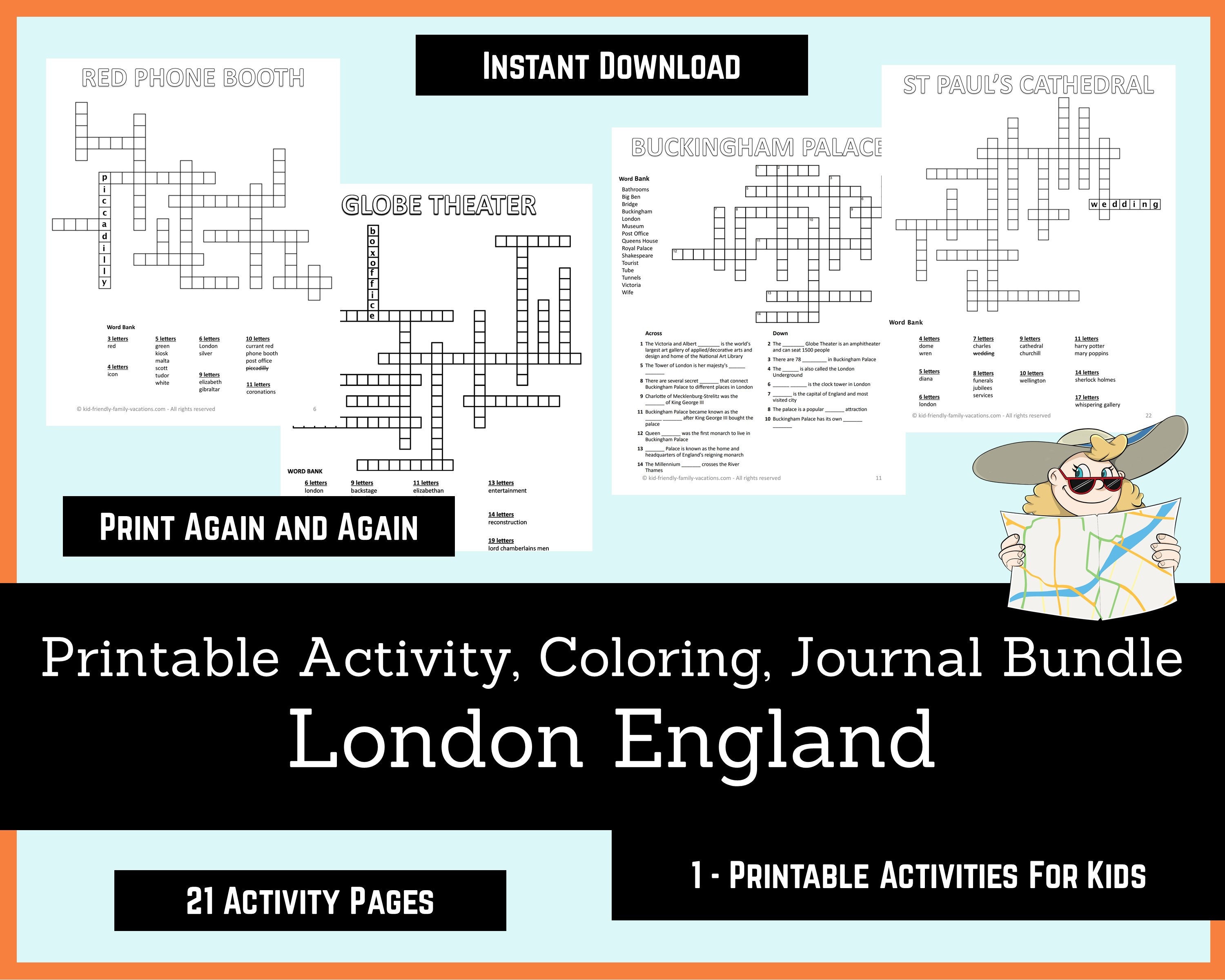 Printable Activities for Kids Coloring Book Journal Bundle | Etsy UK