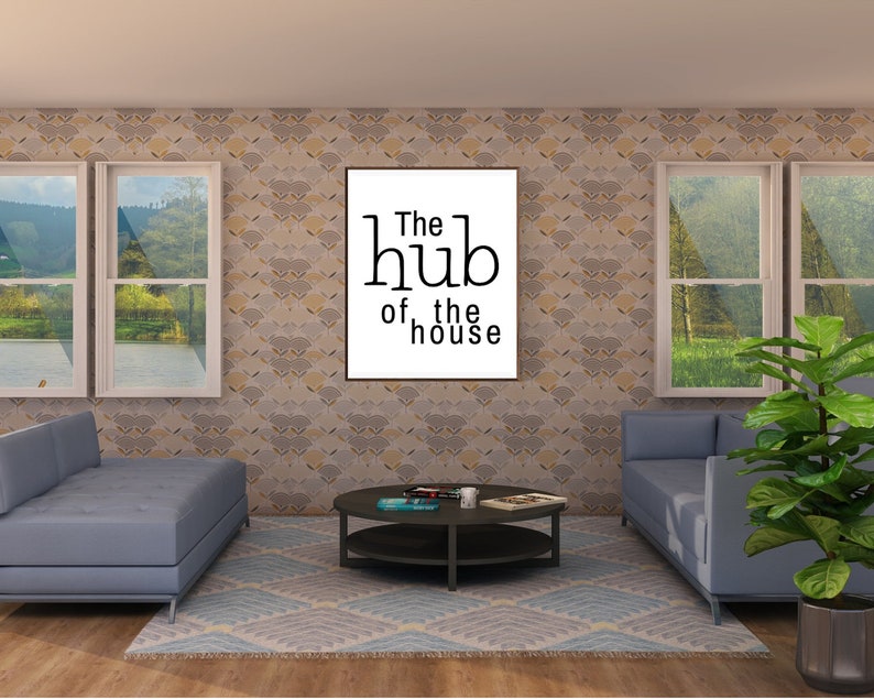 The Hub of the House family home social house digital Etsy