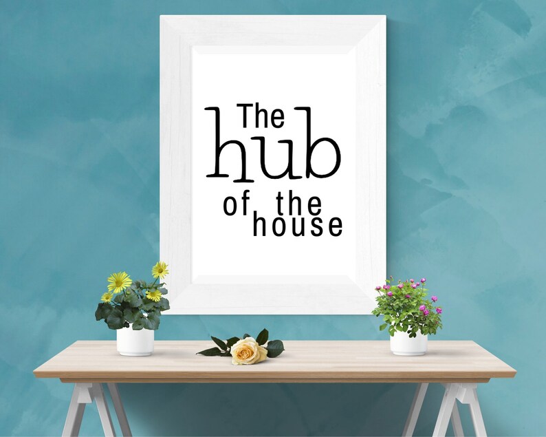 The Hub of the House family home social house digital Etsy
