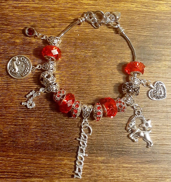 Zodiac charm bracelet