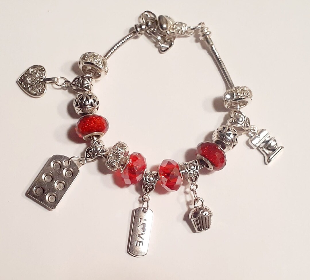 Baking Charm Bracelet,bakers Bracelet,baking Bracelet, Charm Bracelet