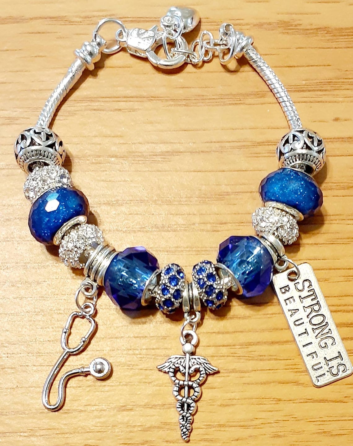 Pandora Style Healthcare Charm Bracelet Etsy