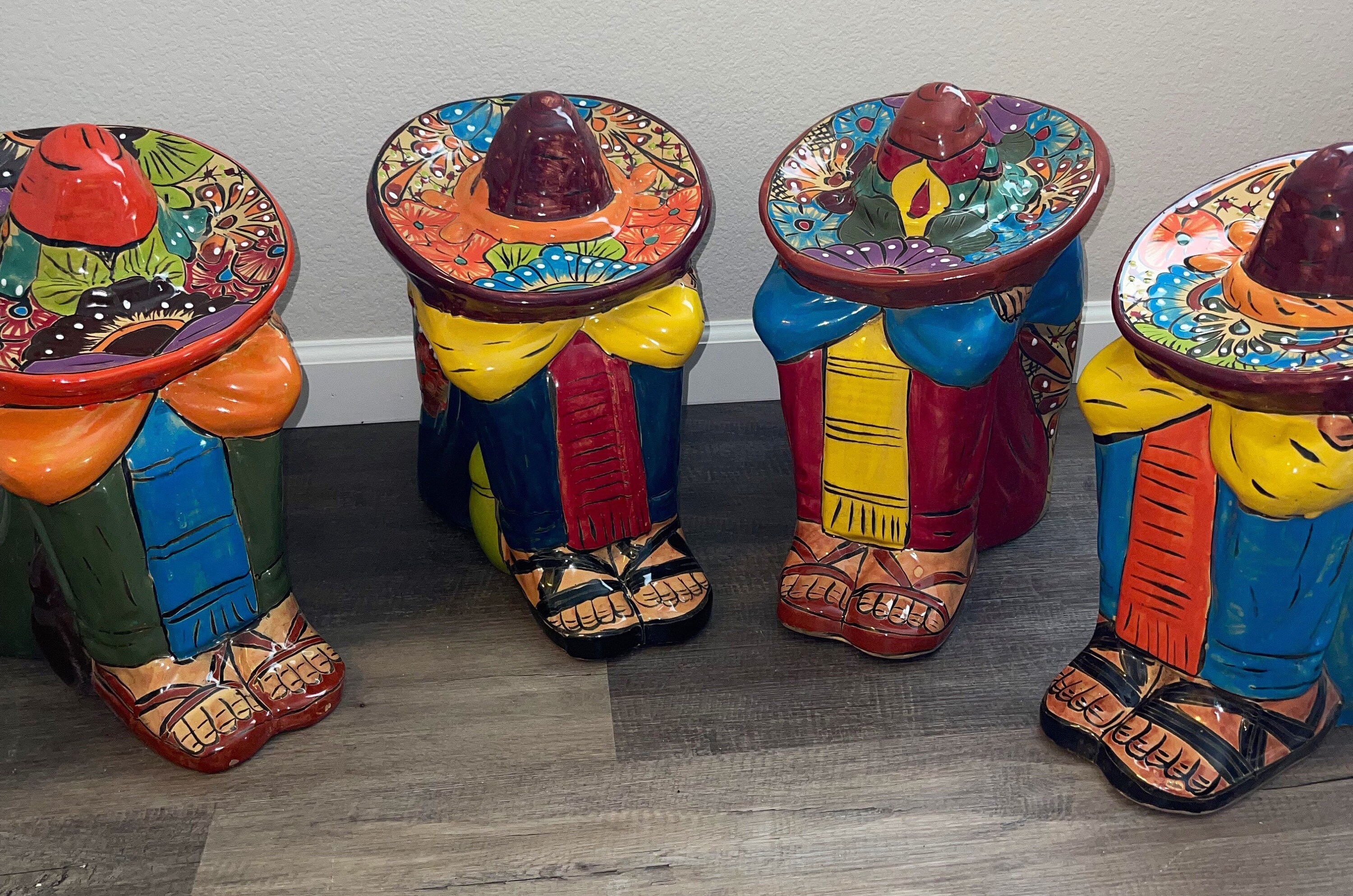 Panchito Sleeping Mexican man Extra large statue hand painted Etsy