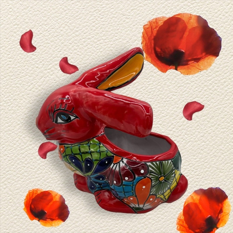 Rabbit Planter - Etsy